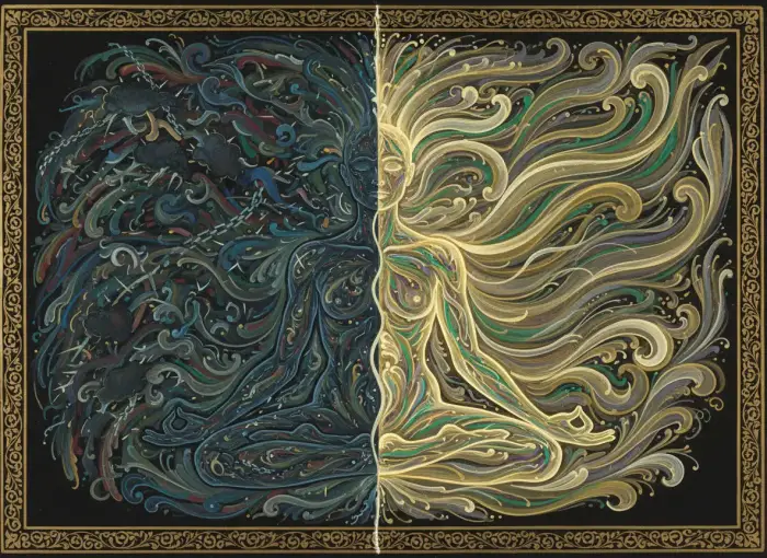 Illustration d'une aura comme bilan énergétique avant un soin